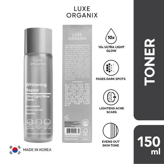 Luxe Organix ClinicalPRO Whitening Repair Ultra Light Glow Serum 30ml