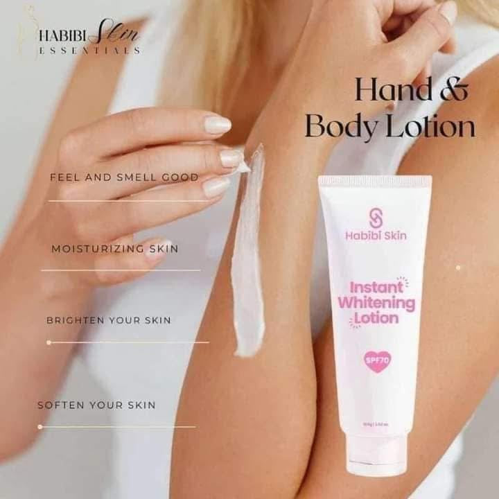 Habibi Skin Instant Whitening Lotion SPF70 100g