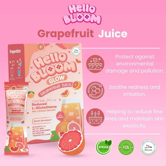 Hello Bloom Glow Grapefruit Juice by Kiray
