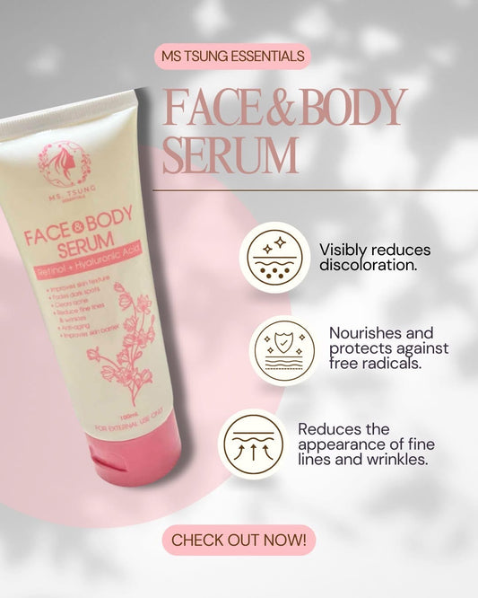 Ms. Tsung Face and Body Serum Retinol + Hyaluronic Acid 100ml