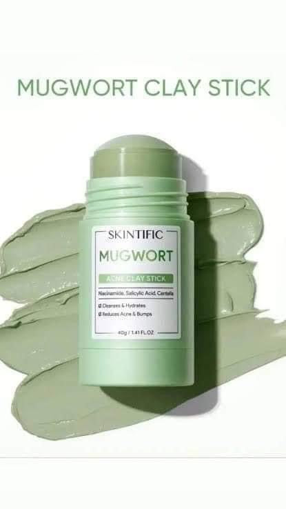 Skintific Mugwort Acne Clay Stick 40g