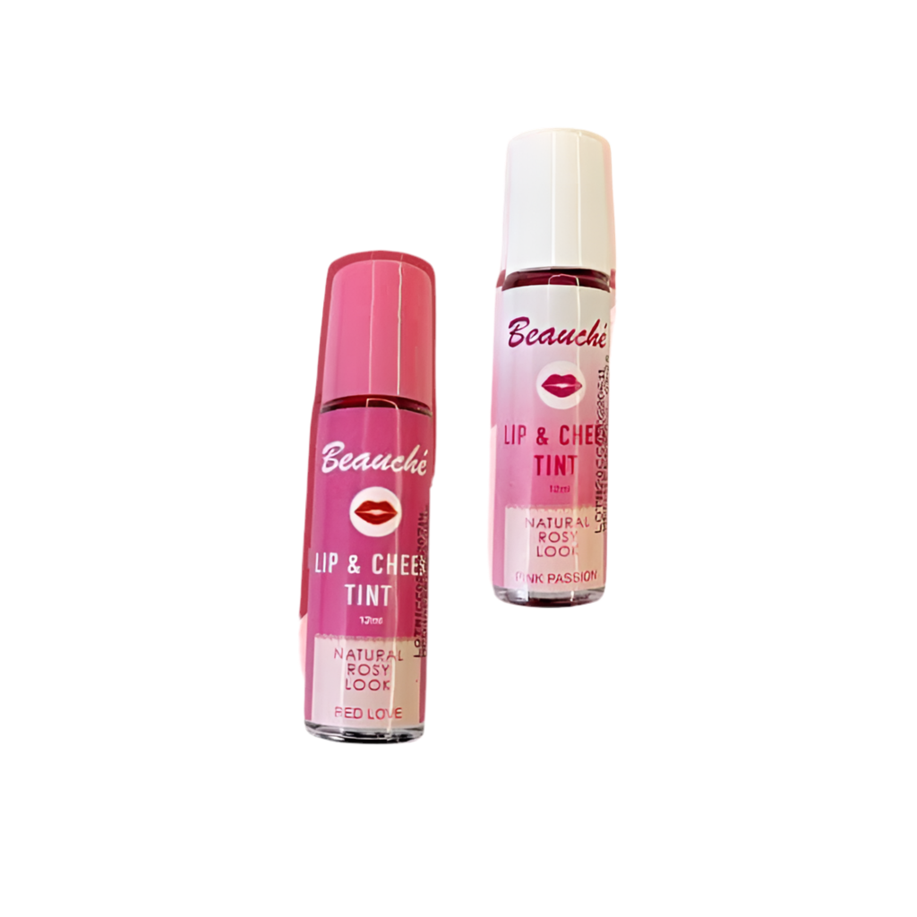 Beauche Lip & Cheek Tint in 2 Shades: Pink Passion OR Red Love