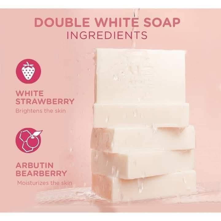 Seoul Korea Double White Intense Bright Kojic Arbutin Soap 3 X 90g