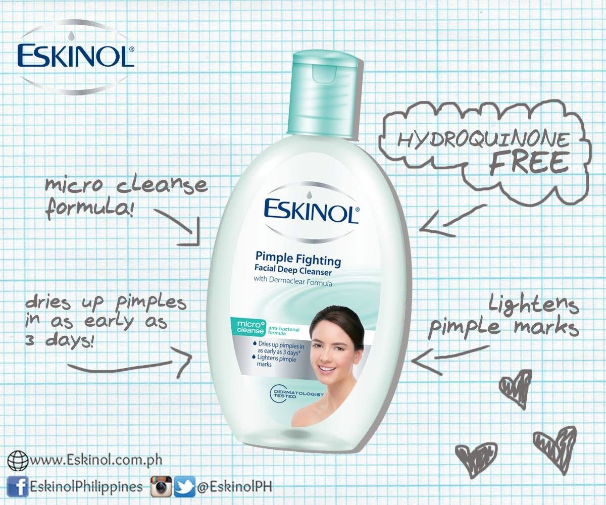Eskinol Pimple Fighting Facial Deep Cleanser 225ml