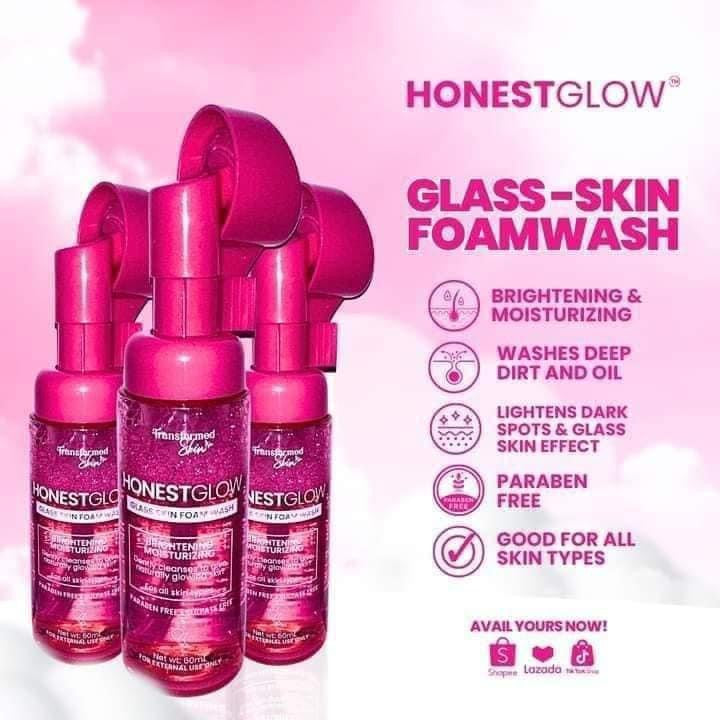 Honest Glow Glass Skin Foam Wash 60ml