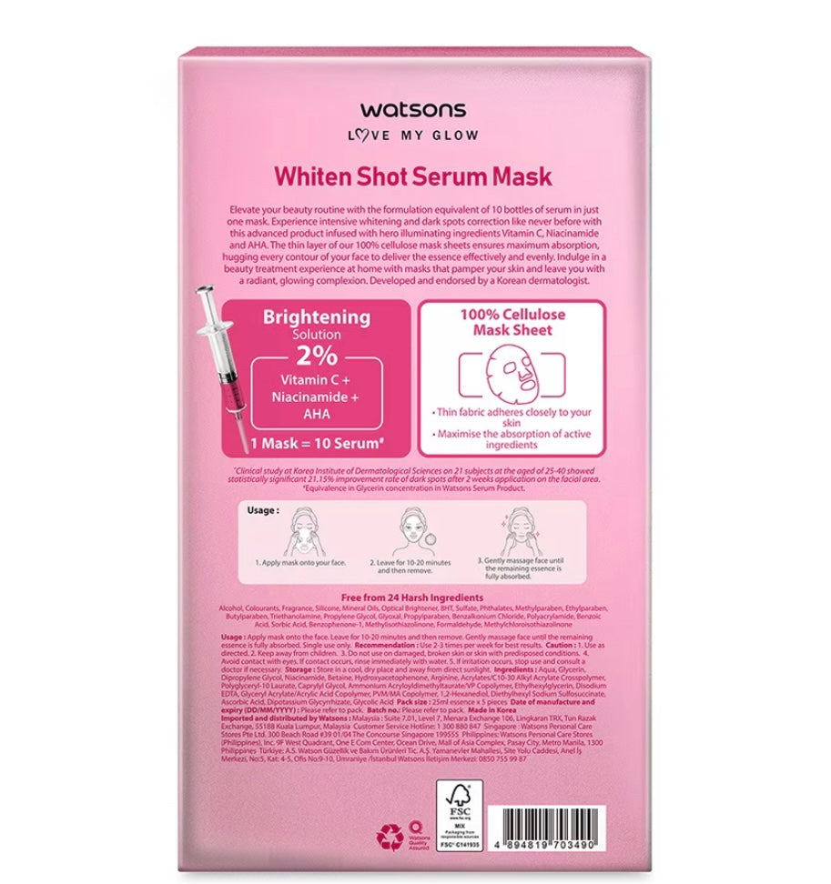 WHITEN SHOT SERUM MASK 25ml
