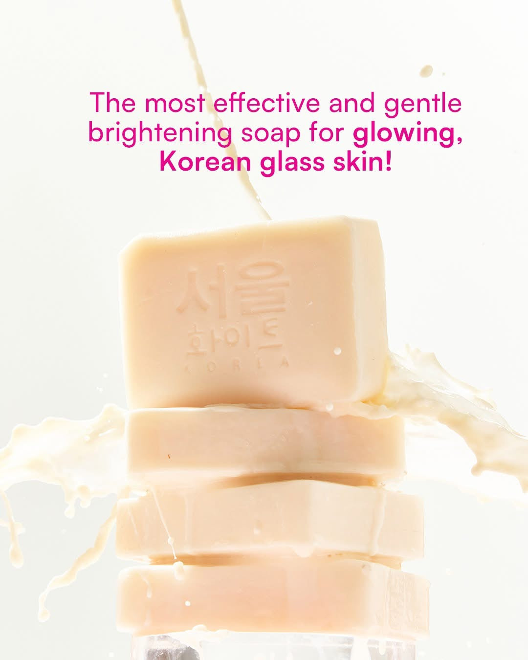 Seoul Korea Double White Intense Bright Kojic Arbutin Soap 3 X 90g
