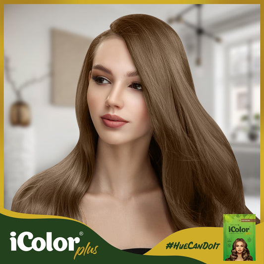 iColor Organic Hair Dye Shampoo - ( Color: 06 LIGHT BROWN) sold as x1 sachet