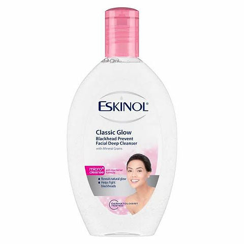 Eskinol Classic Glow Blackhead Prevent Facial Deep Cleanser 225ml