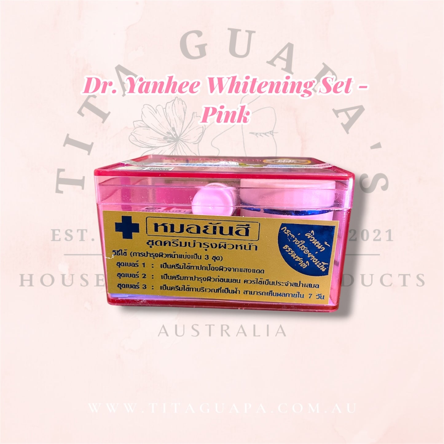 Dr. Yanhee Facial Set (Whitening ) - Pink