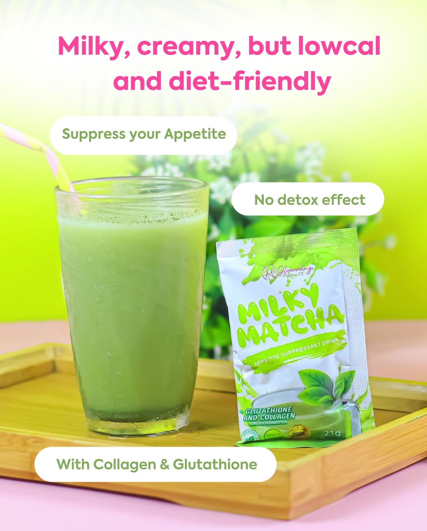 Glowming Milky Matcha Appetite Suppressant Drink