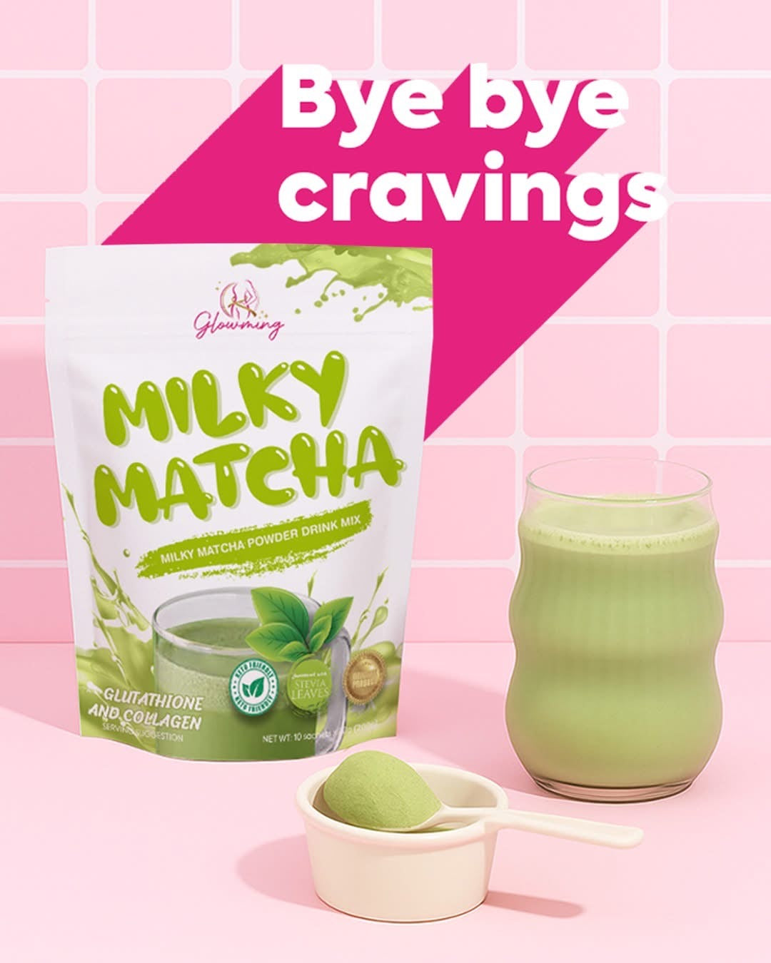 Glowming Milky Matcha Appetite Suppressant Drink