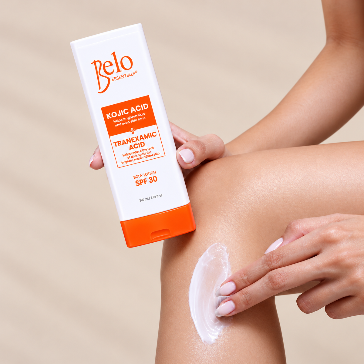 BELO Whitening Lotion (Orange) Kojic Acid+Tranexamic Acid 200ml