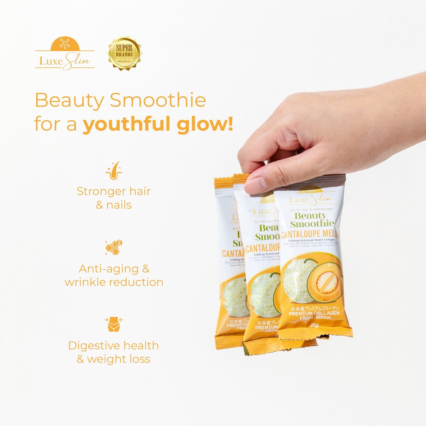 Luxe Slim Beauty Smoothie Cantaloupe Melon
