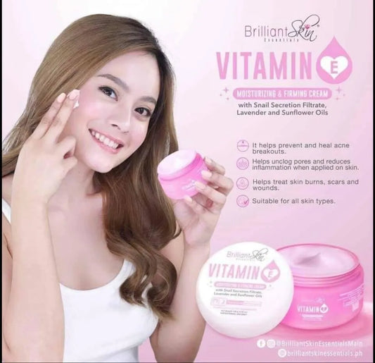 Brilliant Skin Vitamin E Moisturizing & Firming Cream 100g