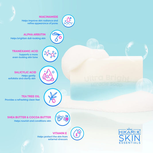 Hikari Ultra Bright Miracle Soap 75g (Single Bar)