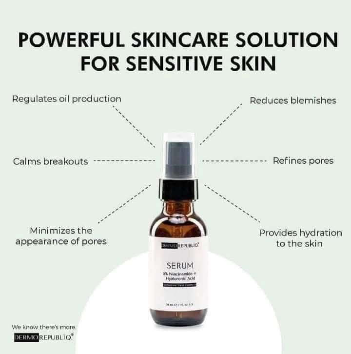 Dermo Republiq Serum 5% Niacinamide + Hyaluronic Acid 30ml