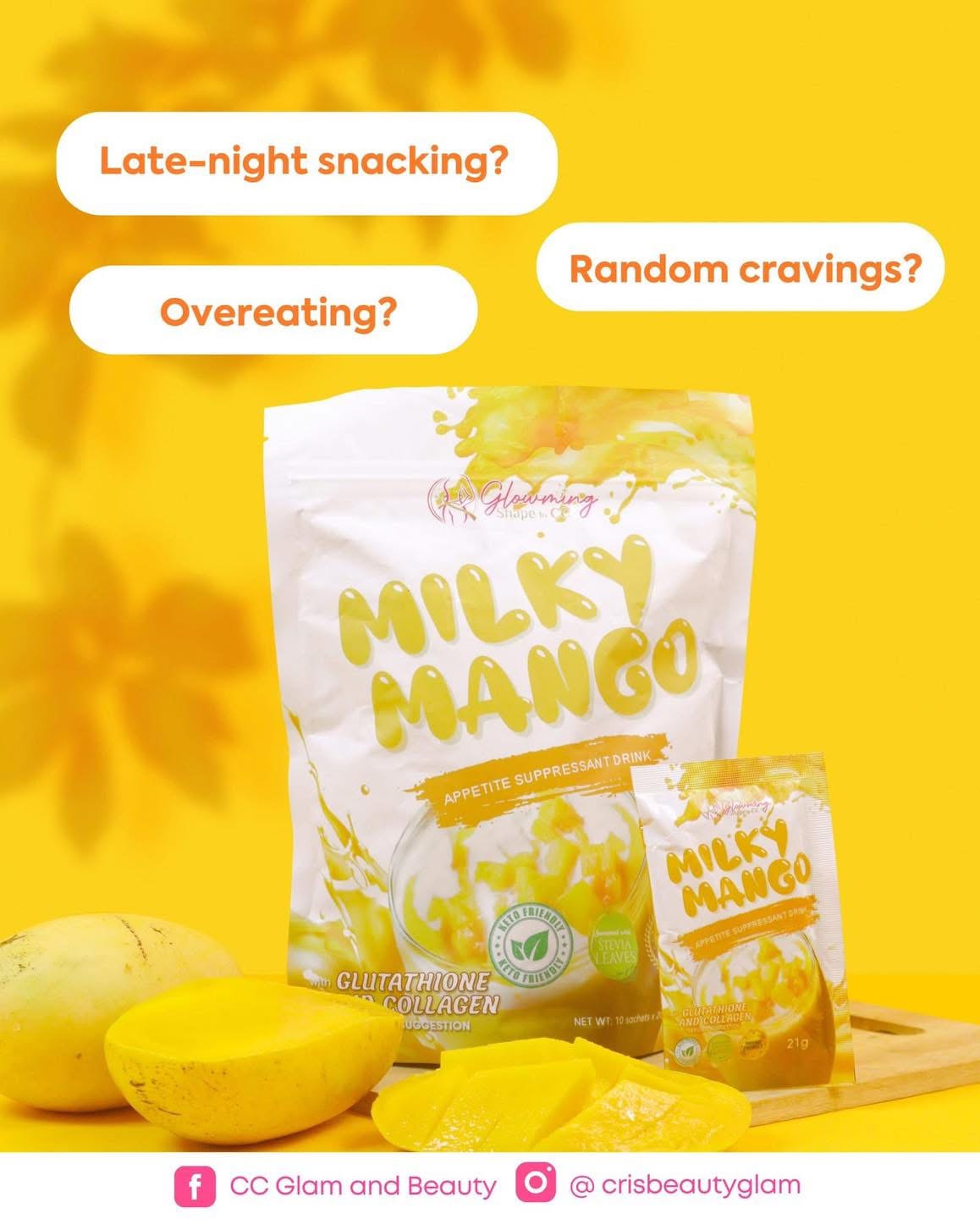 Glowming Milky Mango Appetite Suppressant Drink by Cris Cosmetics