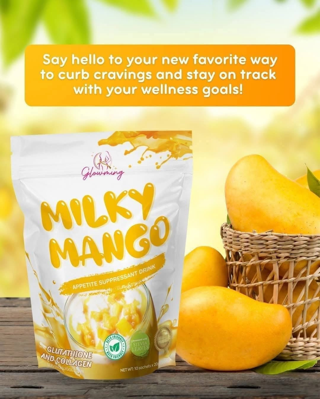 Glowming Milky Mango Appetite Suppressant Drink by Cris Cosmetics