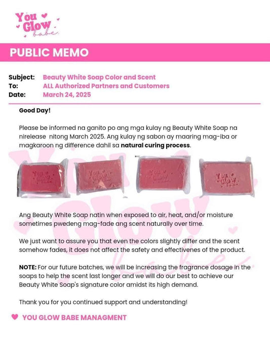 Beauty White Micropeeling Soap 5pcs x 70g by You Glow Babe