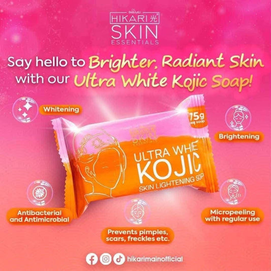 Hikari Skin Essentials Ultra White Kojic Skin Lightening Soap 75g