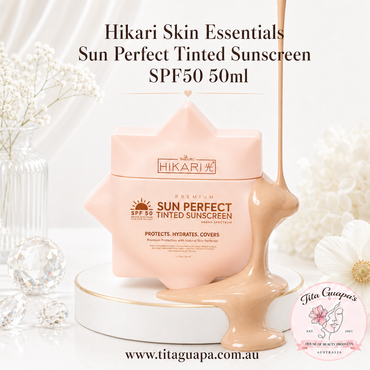Hikari Skin Premium Sun Perfect Tinted Sunscreen SPF50 PA++++ UVA/UVB 50ml