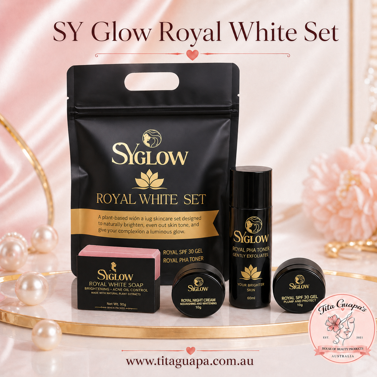 SY Glow Royal White Set – Tita Guapa's