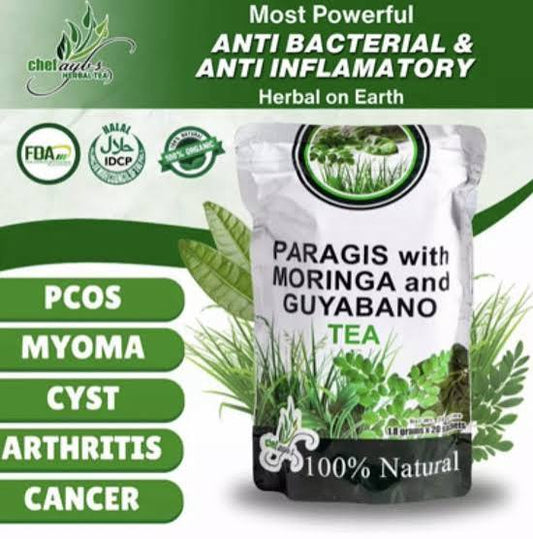 Paragis with Moringa and Guyabano Tea 20sachetsX1.8g