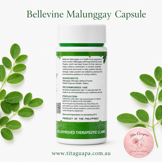 Bellevine Malunggay Capsule – 100 Caps