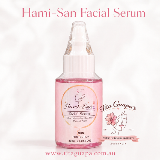 Hami-San Facial Serum 30ml - SEE NOTE REGARDING PRODUCT OVERFLOW