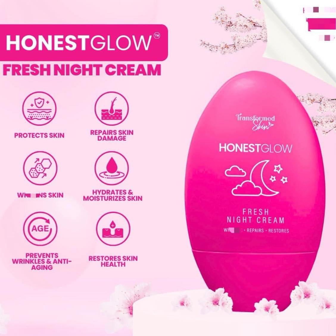 Honest Glow Fresh Night Cream 50g