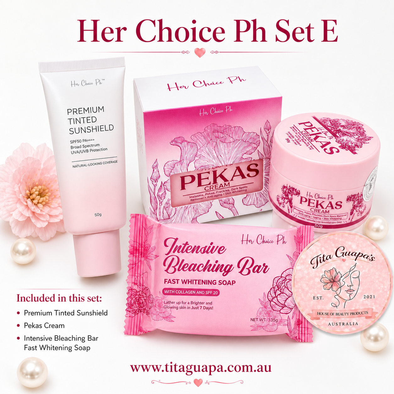 Her Choice Ph - SET E (Anti Melasma Set)