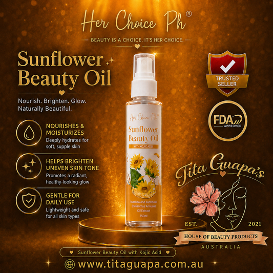 Her Choice Ph Sunflower Beauty Oil with Kojic Acid 100ml