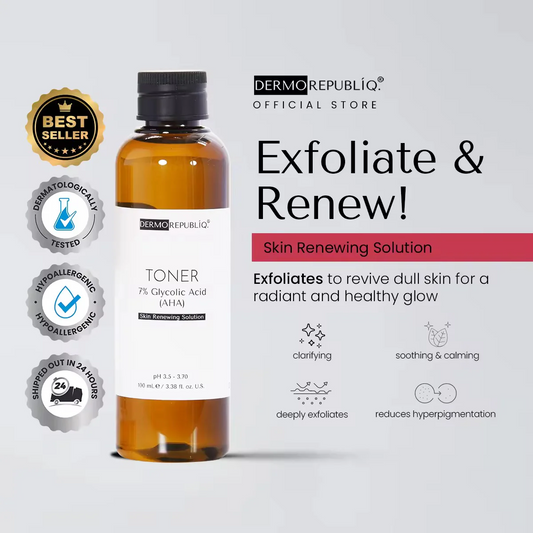 Dermo Republiq Toner 7% Glycolic Acid ( AHA ) 100 ml
