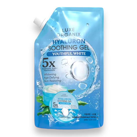 Luxe Organix Hyaluron Soothing Gel Youthful White – 200ml