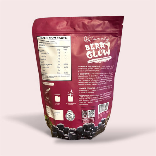 Glowming Berry Glow Acai Berry Juice Drink