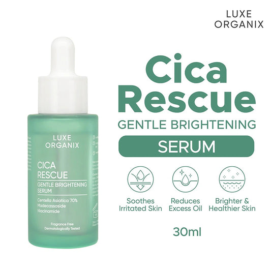 Luxe Organix Cica Rescue Gentle Brightening Serum 30ml