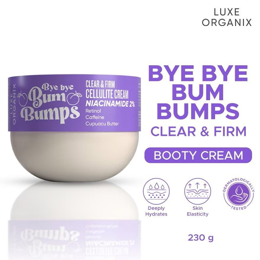 Luxe Organix Bye Bye Bum Bumps Clear & Firm Cellulite Cream