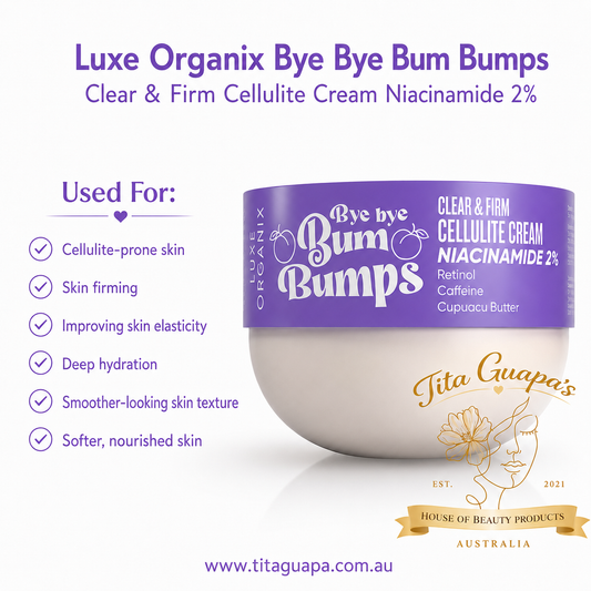 Luxe Organix Bye Bye Bum Bumps Clear & Firm Cellulite Cream