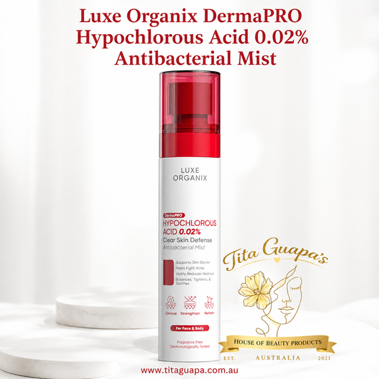 Luxe Organix DermaPRO Hypochlorous Acid 0.02% Clear Skin Defense Antibacterial Mist 100ml