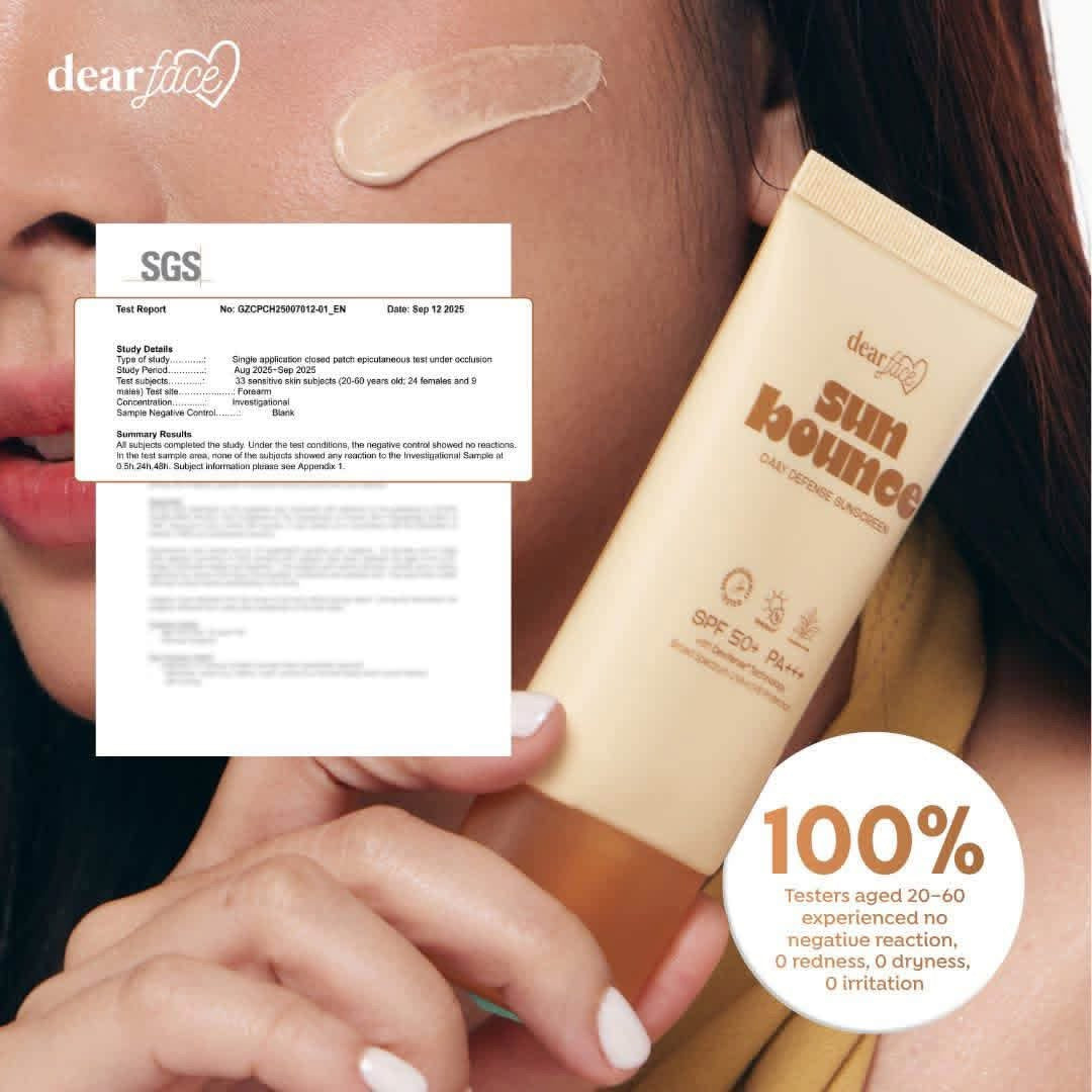 Dear Face Sun Bounce Daily Tinted Sunscreen SPF50+ PA+++ 50ml