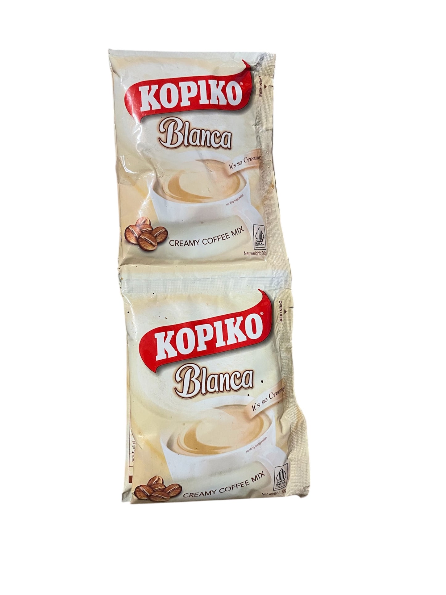 Kopiko Blanca Creamy Coffee Mix 30g x 10 sachets