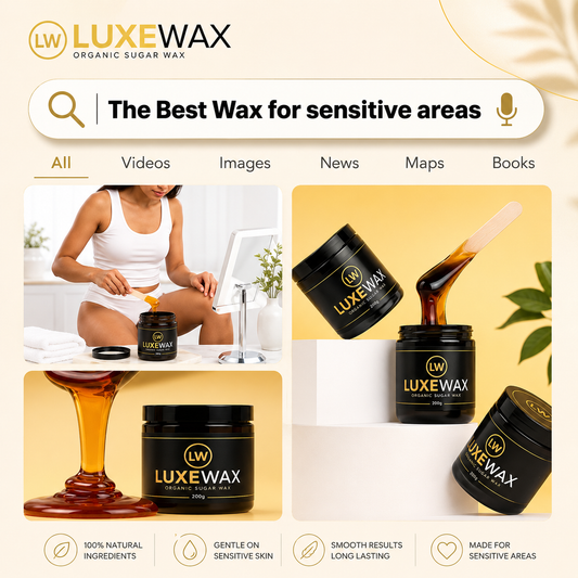 LUXEWAX Organic Sugar Wax 350g
