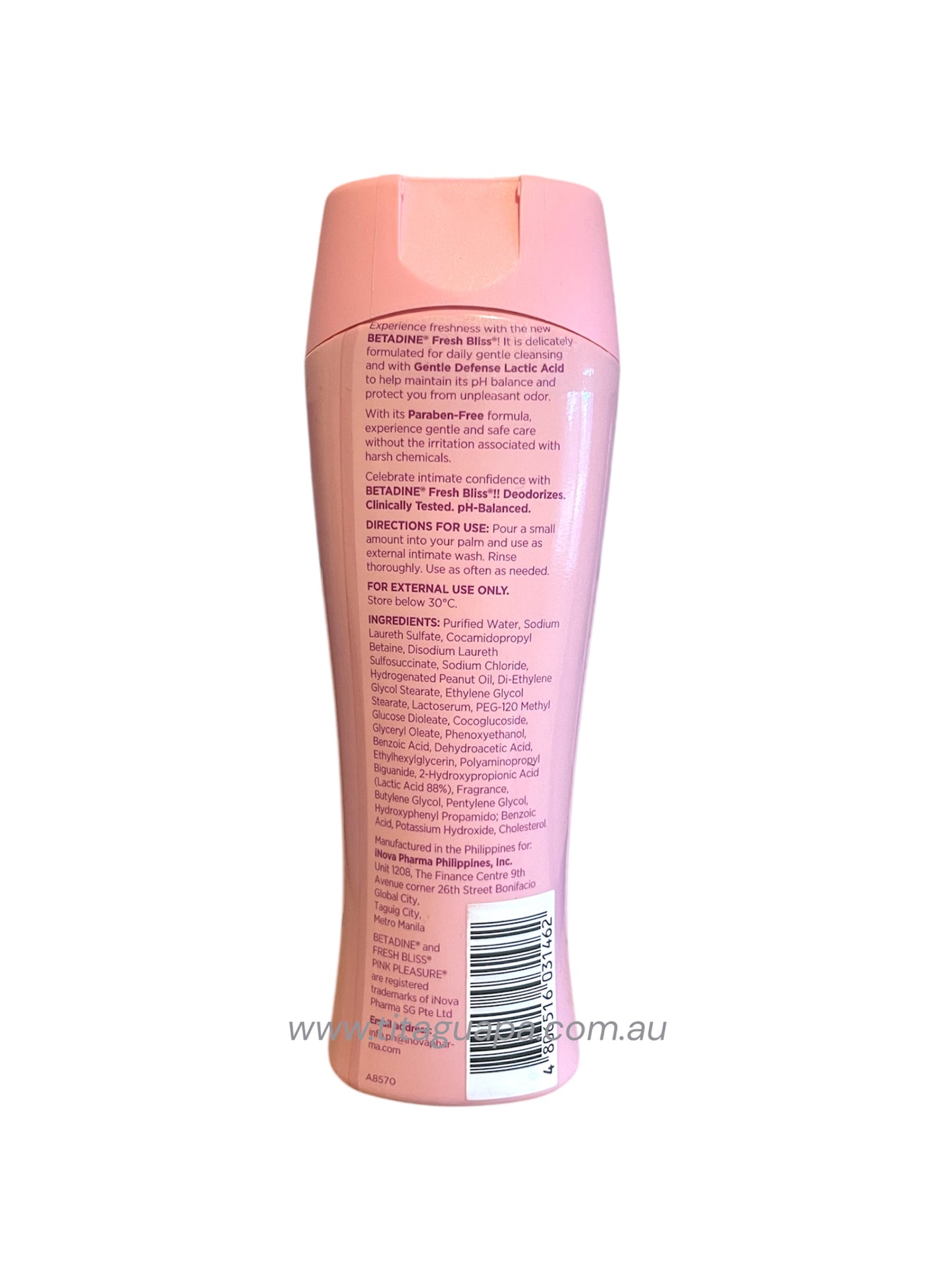Betadine Fresh Bliss Feminine Wash Pink Pleasure 150ml