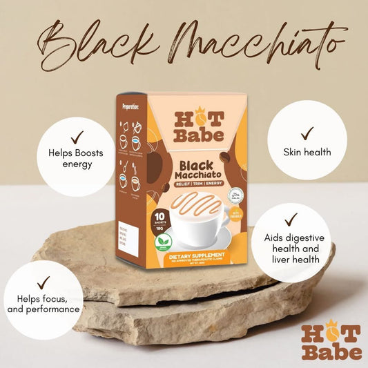 Hot Babe Black Macchiato Coffee by Kiray