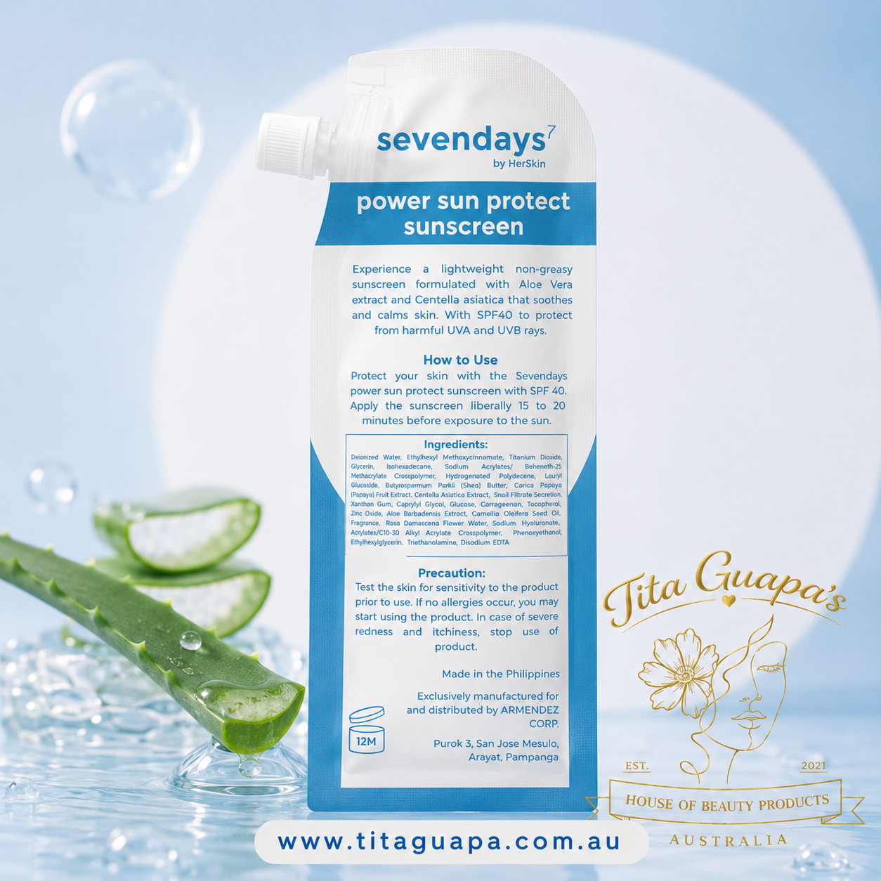 Sevendays Power Sun Protect Sunscreen SPF 40 – 50g