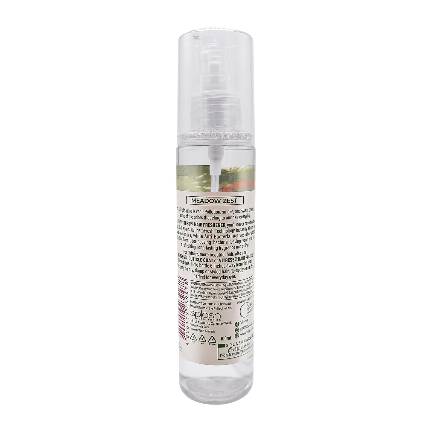 Vitress Hair Freshener Meadow Zest 100ml