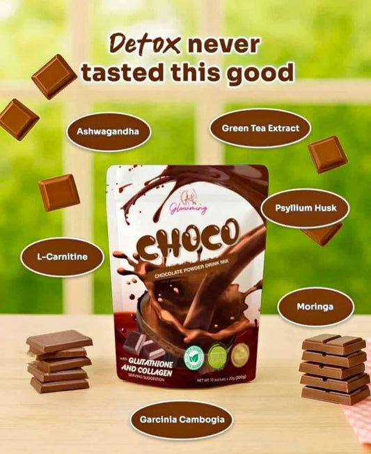 Glowming CHOCO Chocolate Powder Drink Mix