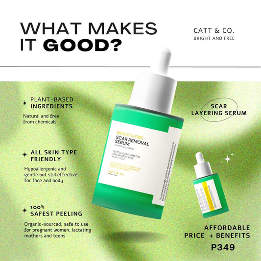 Bright and Free Scar Removal Serum by Catt & Co.