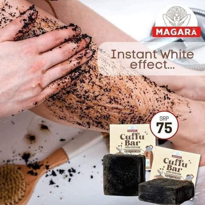 Cuffu Bar Coffee Scrub Soap by Magara 60g
